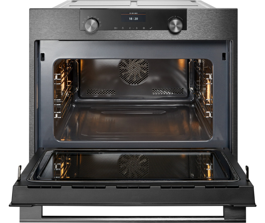 Atag BCM46121C inbouw oven met magnetron - blacksteel