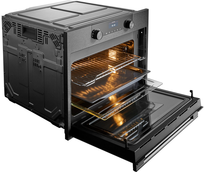 Atag BCM46121C inbouw oven met magnetron - blacksteel