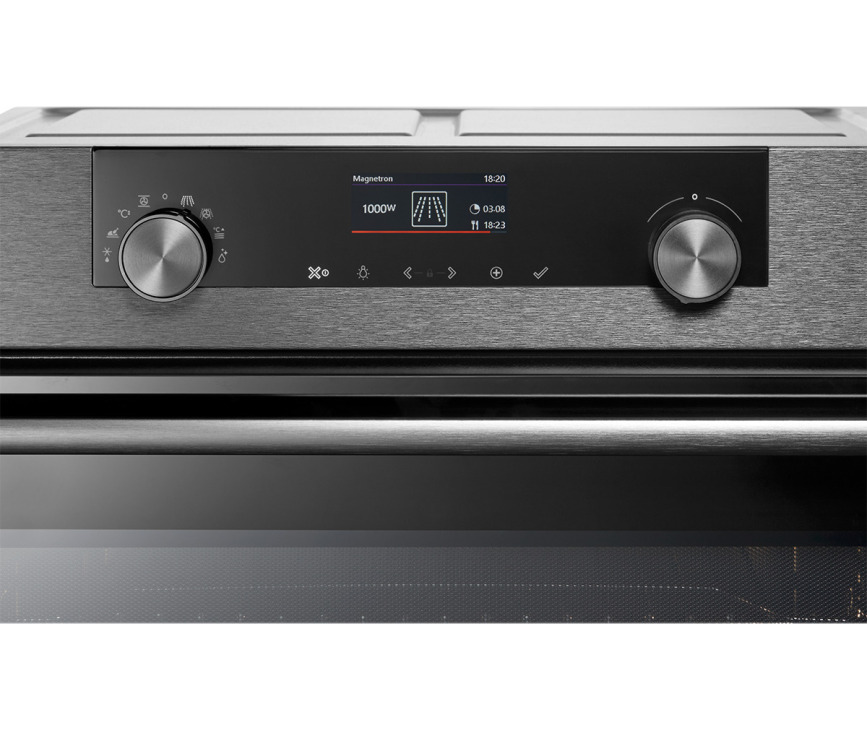 Atag BCM46121C inbouw oven met magnetron - blacksteel