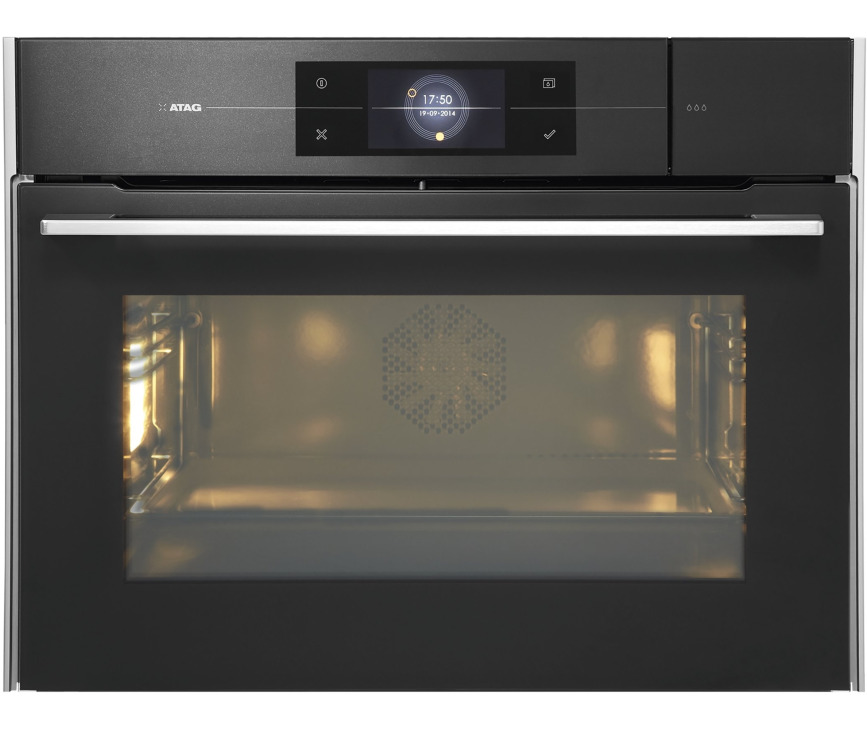 ATAG combi-stoomoven zwart inbouw CS4674M
