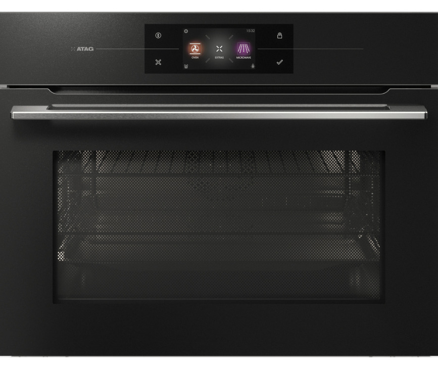 De Atag CX4674M is eenvoudig te bedienen door middel van het touch screen