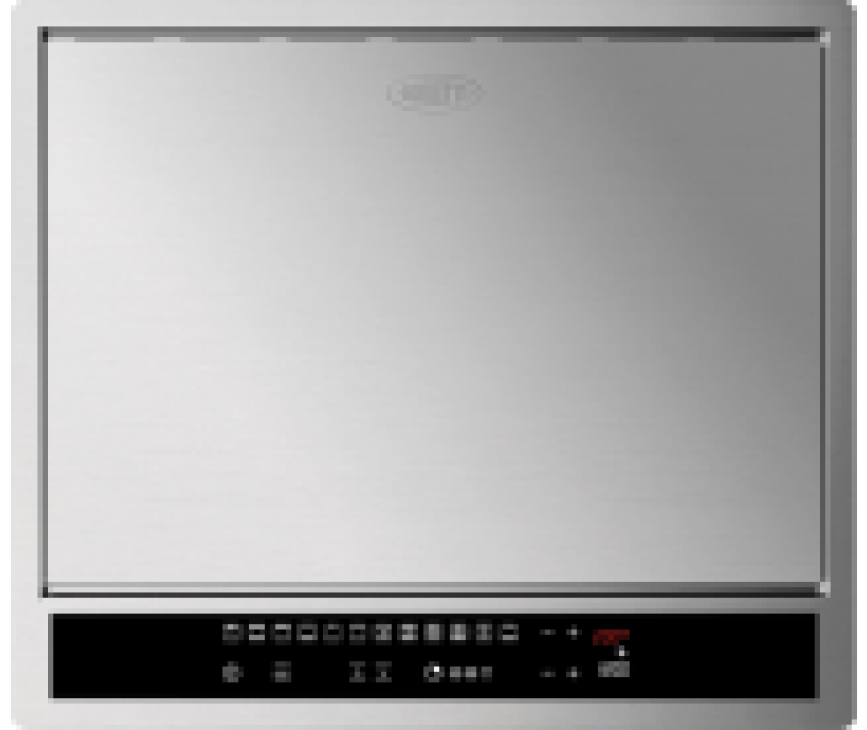De BPOL60IX inbouw oven verzonken in het aanrecht ziet er heel strak uit