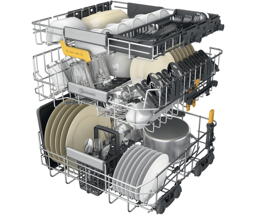 Bauknecht B8I HF58 TUSC inbouw vaatwasser met besteklade - stil 38 dB