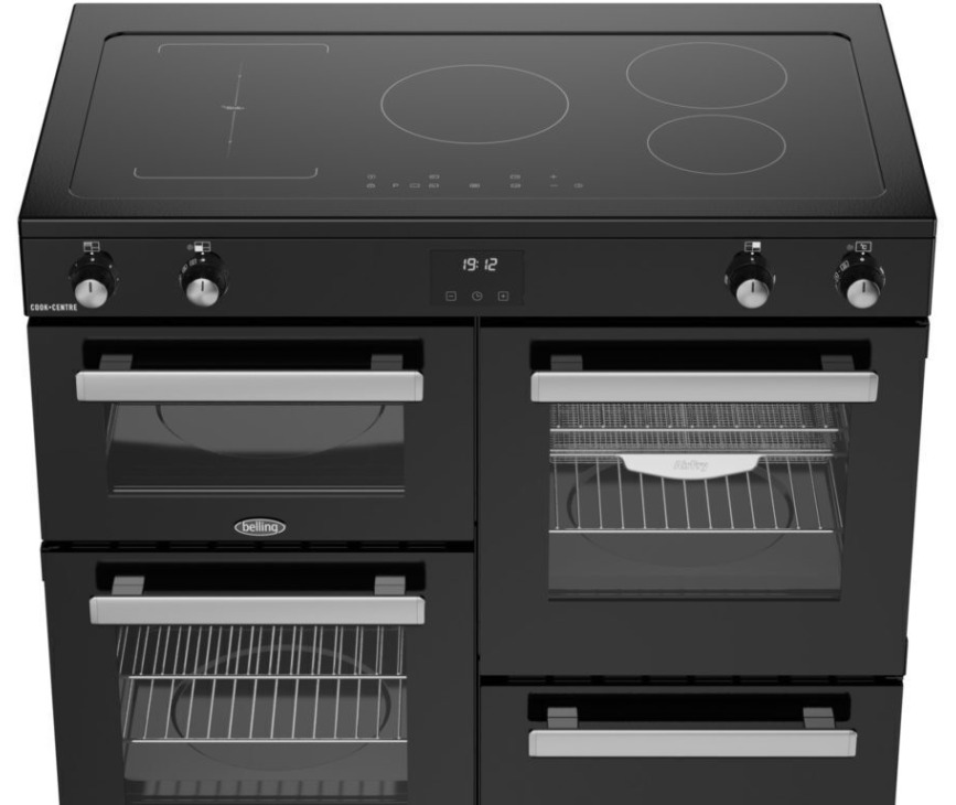 Belling COOKCENTRE 100Ei BLK fornuis inductie