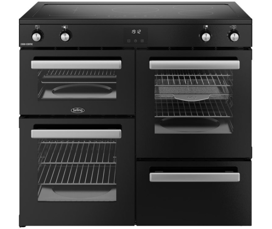 BELLING fornuis inductie COOKCENTRE 100EI BLK