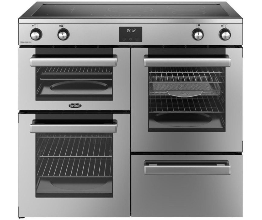BELLING fornuis inductie COOKCENTRE 100EI STA