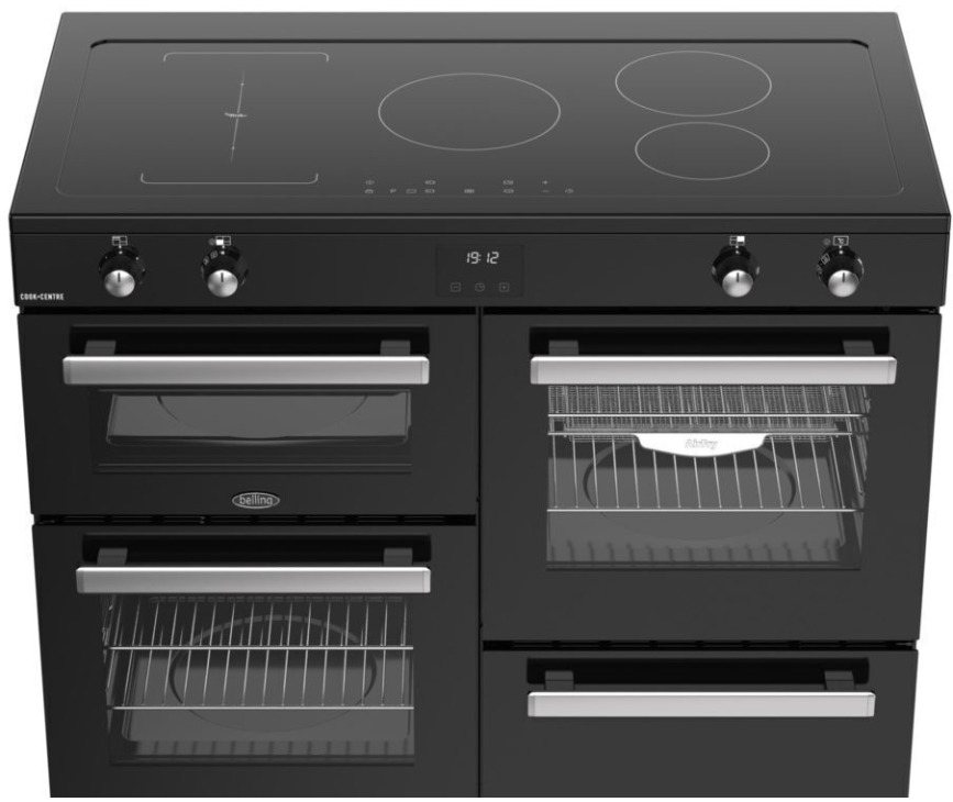 Belling COOKCENTRE 110Ei BLK fornuis inductie