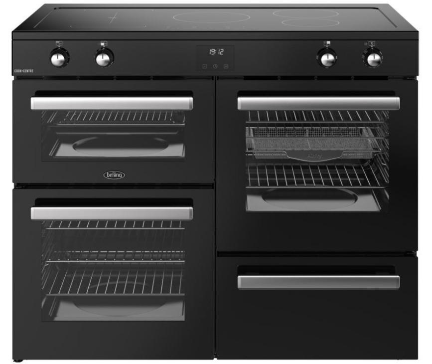 BELLING fornuis inductie COOKCENTRE 110EI BLK