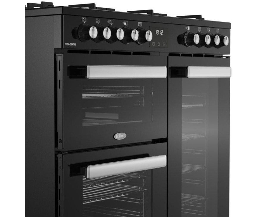 Belling COOKCENTRE 90DF BLK fornuis