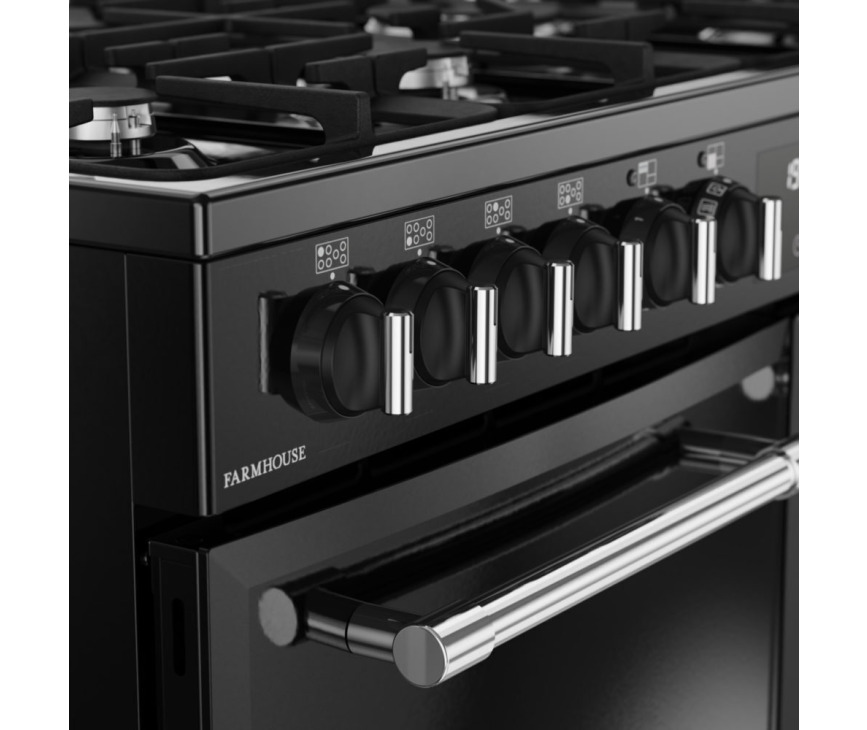 Belling FARMHOUSE 110DF BLK fornuis