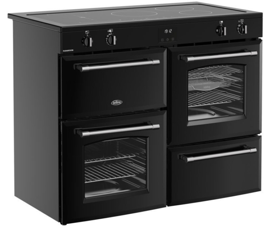 Belling FARMHOUSE 110Ei BLK fornuis inductie