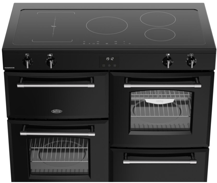 Belling FARMHOUSE 110Ei BLK fornuis inductie