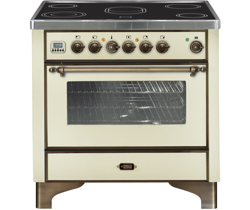 BORETTI fornuis inductie oud-wit MBIO90OW