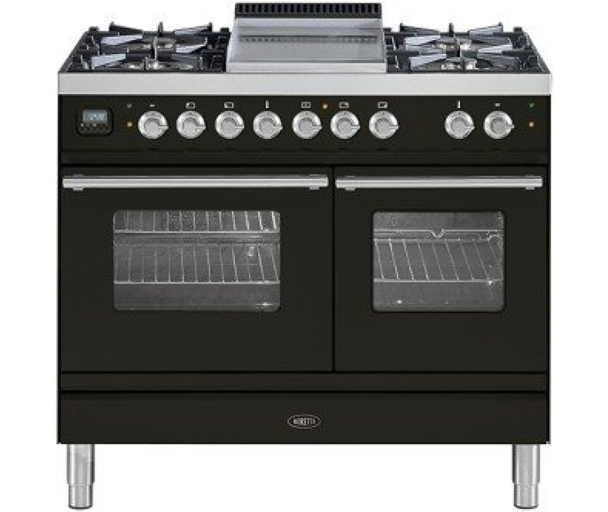 BORETTI fornuis gasoven antraciet VFP104ANG