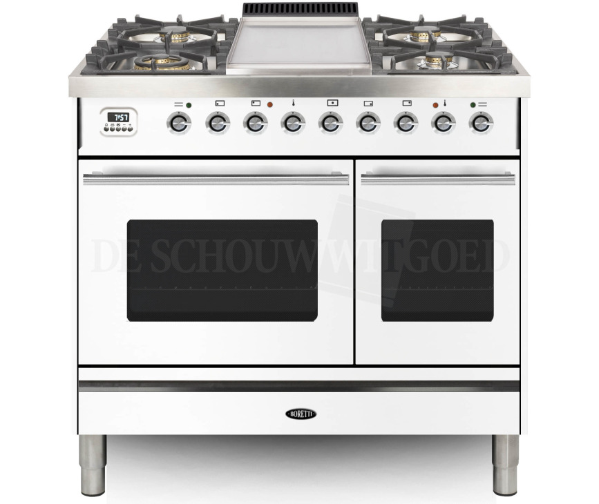 BORETTI fornuis gasoven wit VFP94WTG