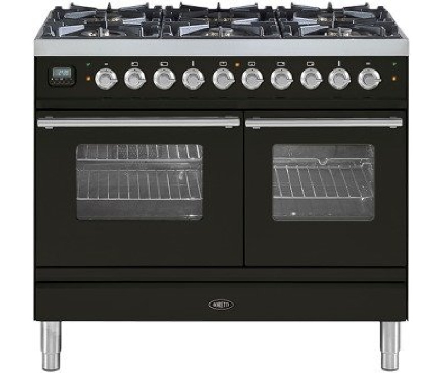 BORETTI fornuis gasoven antraciet VP104ANG