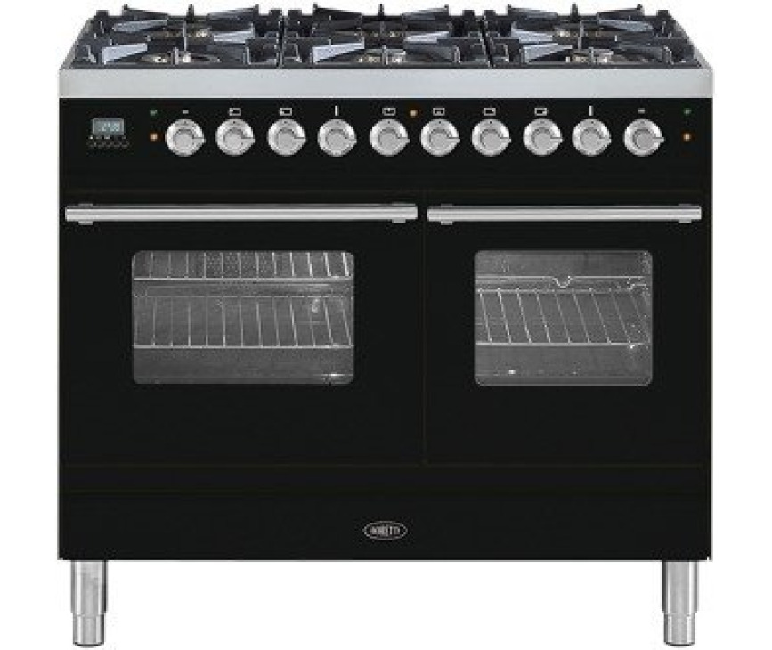 BORETTI fornuis zwart VP104ZW
