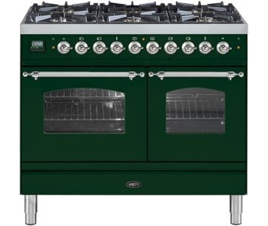 BORETTI fornuis gasoven groen VPNR104GRG