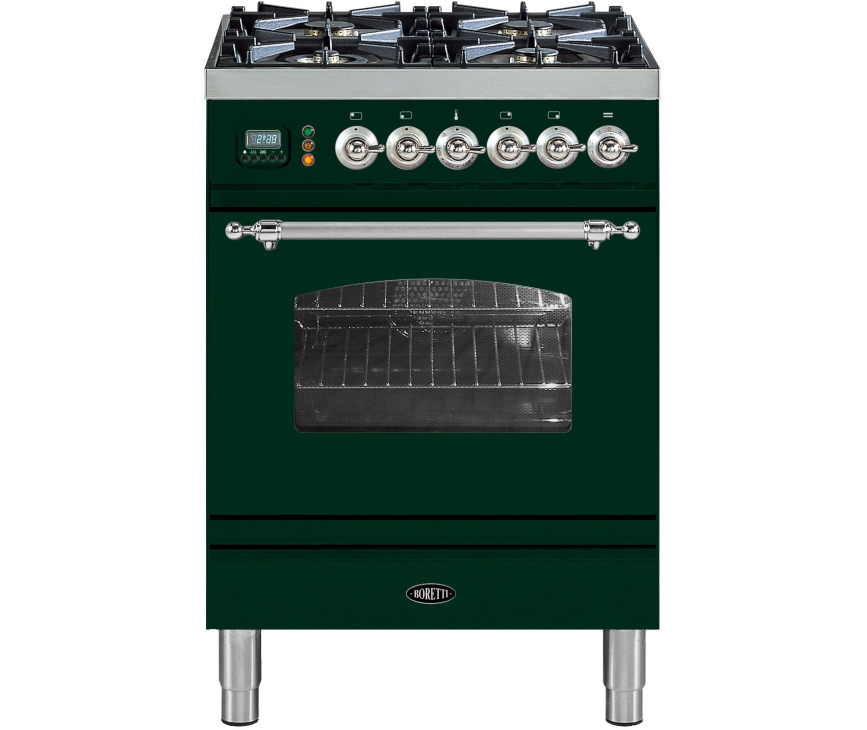 BORETTI fornuis gasoven groen VPNR64GRG