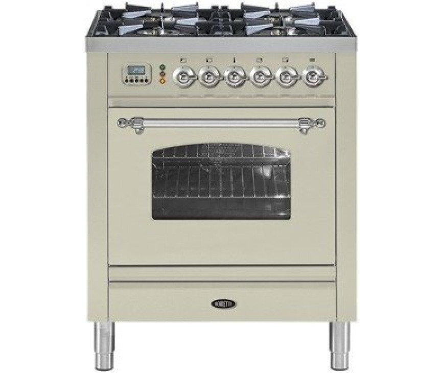 BORETTI fornuis gasoven oud-wit VPNR74OWG