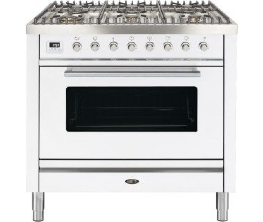 BORETTI fornuis gasoven wit VT96WTG