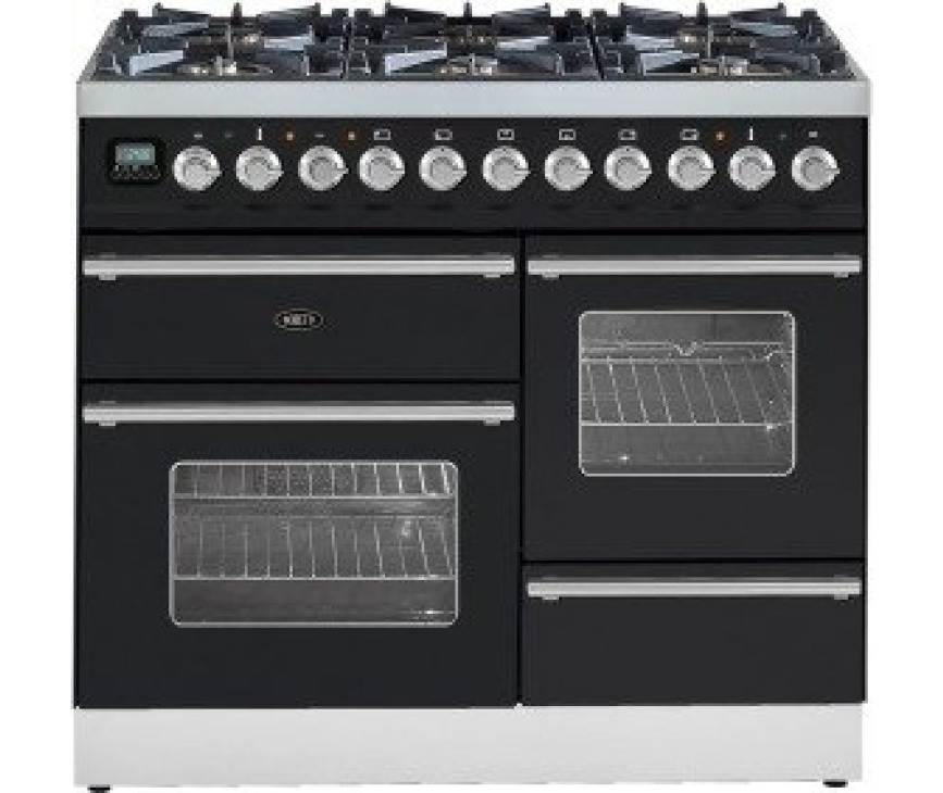 BORETTI fornuis zwart VXG104ZW