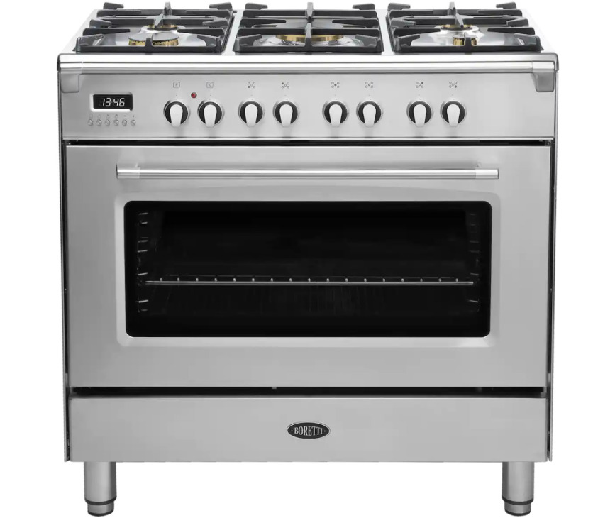 BORETTI fornuis rvs CFBG901IX3