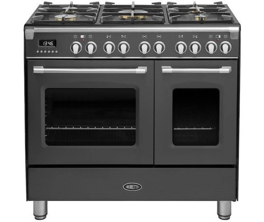 BORETTI fornuis antraciet CFBG902AN3