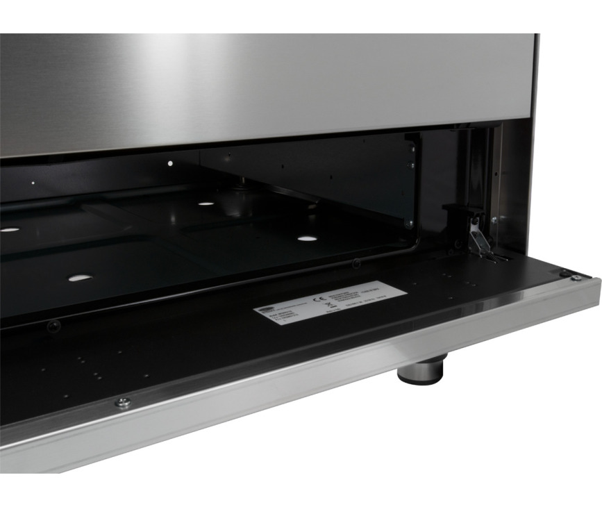 Boretti MFBG902IX/2 fornuis met dubbele oven - rvs - Milano