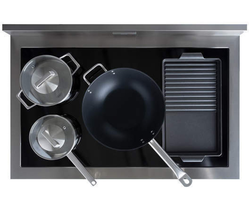 De bovenzijde van de Boretti ML9015IFSAN is voorzien van flex inductie