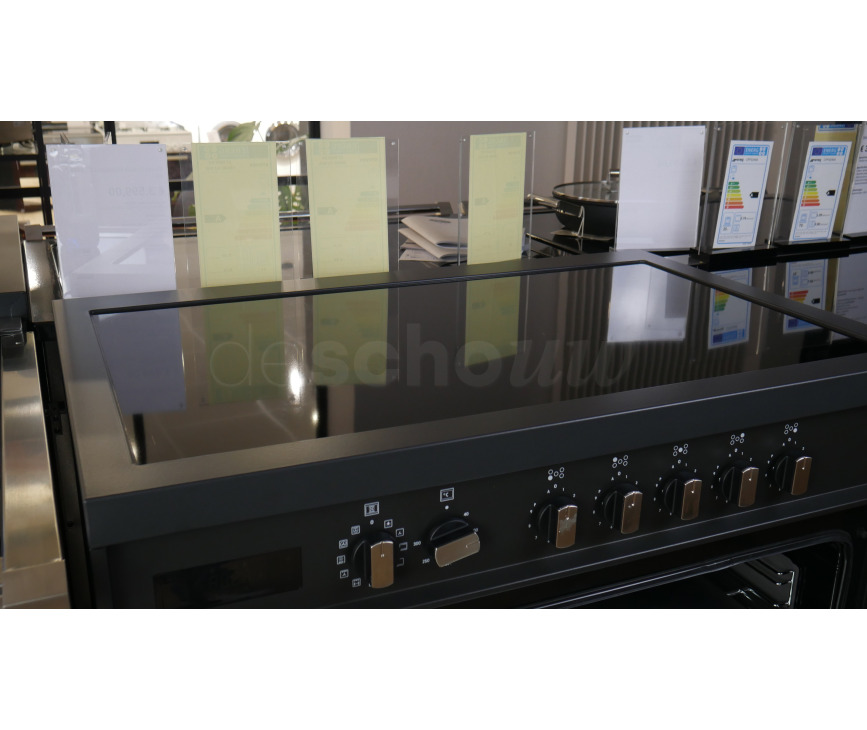 Boretti ML9015IFSMAT inductie fornuis - volledig antraciet