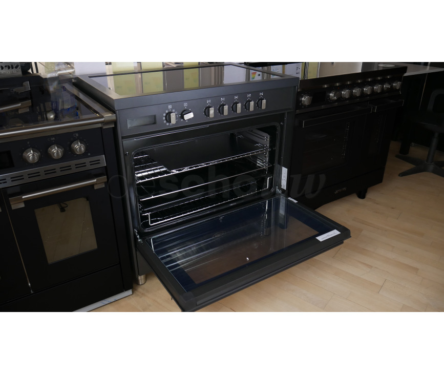 Boretti ML9015IFSMAT inductie fornuis - volledig antraciet