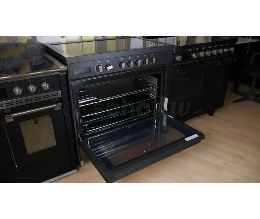 Boretti ML9015IFSMAT inductie fornuis - volledig antraciet