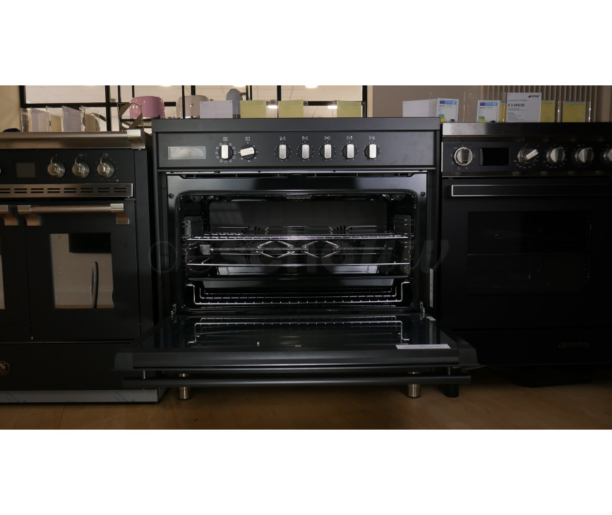 Boretti ML9015IFSMAT inductie fornuis - volledig antraciet