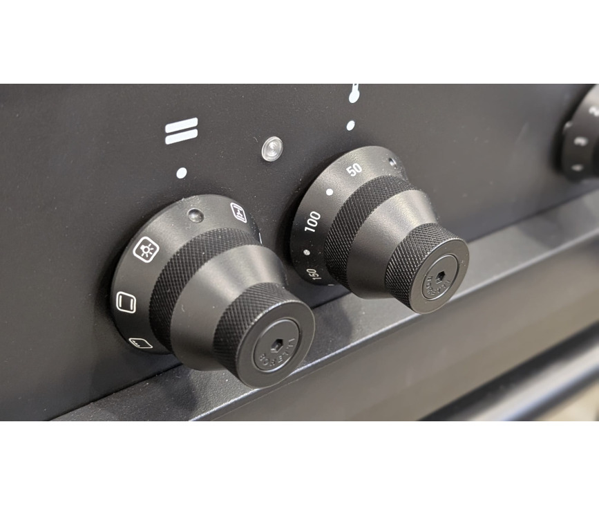 Boretti MLI94DMAT inductie fornuis met dubbele oven - antraciet