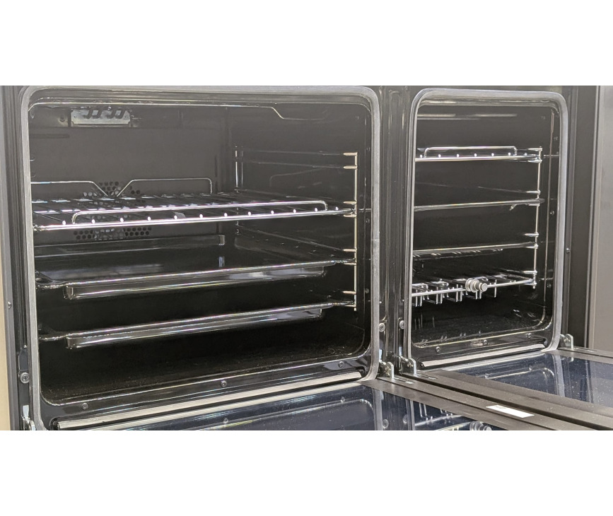 Boretti MLI94DMAT inductie fornuis met dubbele oven - antraciet