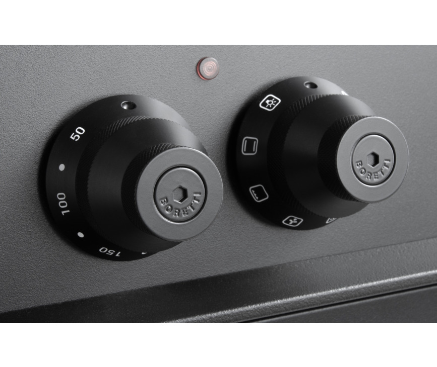 Boretti MLI95XMAT inductie fornuis met 5 inductie zones - antraciet