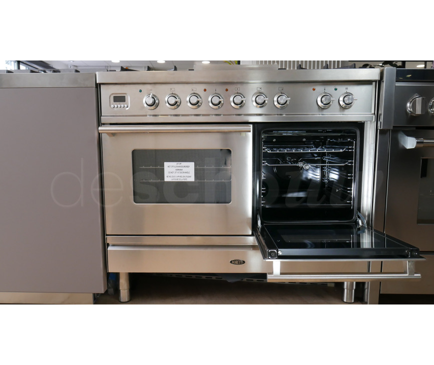 Boretti VFP104IX fornuis roestvrijstaal