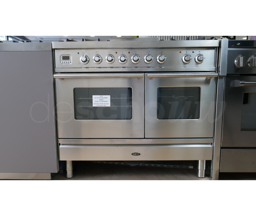 Boretti VFP104IX fornuis roestvrijstaal
