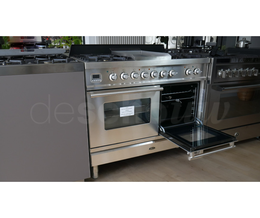 Boretti VFP104IX fornuis roestvrijstaal