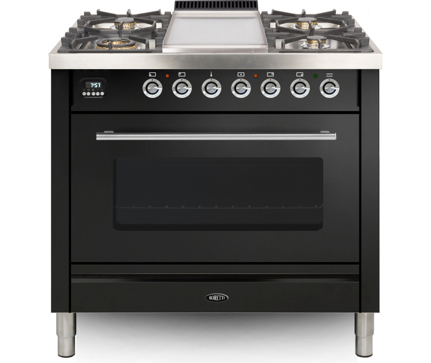 BORETTI fornuis antraciet VFP93AN