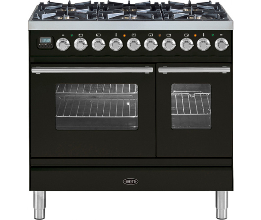 BORETTI fornuis antraciet VP946AN DF Dual Fuel
