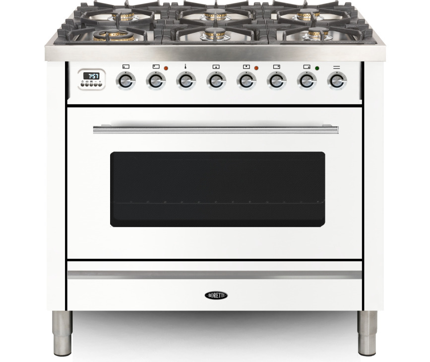 BORETTI fornuis wit VP96WT