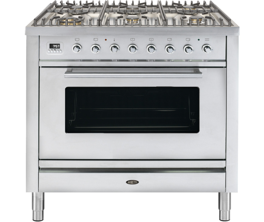 BORETTI fornuis butaan/propaan rvs VT96IXBP