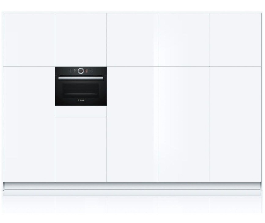 BOSCH combi-stoomoven inbouw zwart CSG656RB7