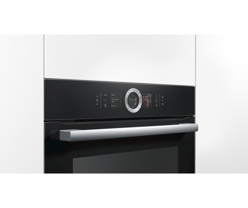BOSCH combi-stoomoven inbouw zwart CSG656RB7