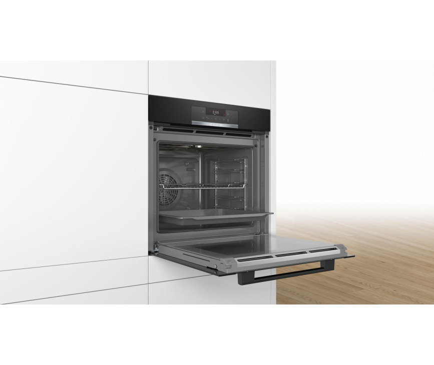 Bosch HBA372BB0 inbouw oven met pyrolyse - zwart