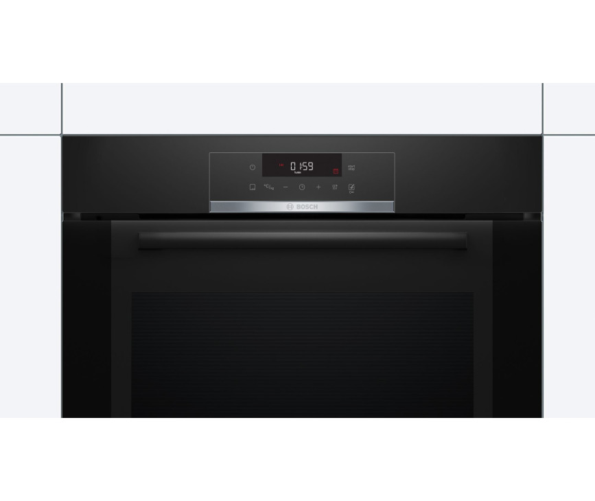 Bosch HBA372BB0 inbouw oven met pyrolyse - zwart