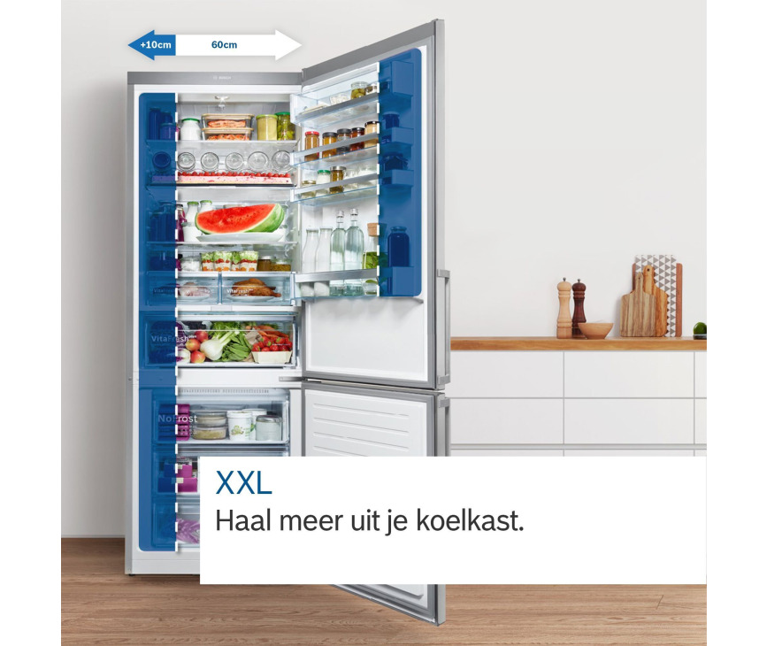 Bosch KSV36VWEP vrijstaande koelkast - wit