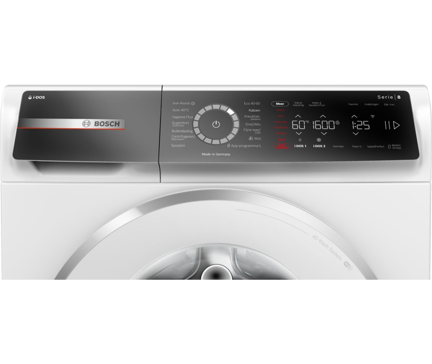 Bosch WGB256A9NL wasmachine met i-Dos, anti-vlekken en energieklasse A